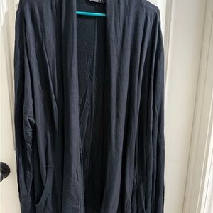 Athleta Black Open Front Cardigan